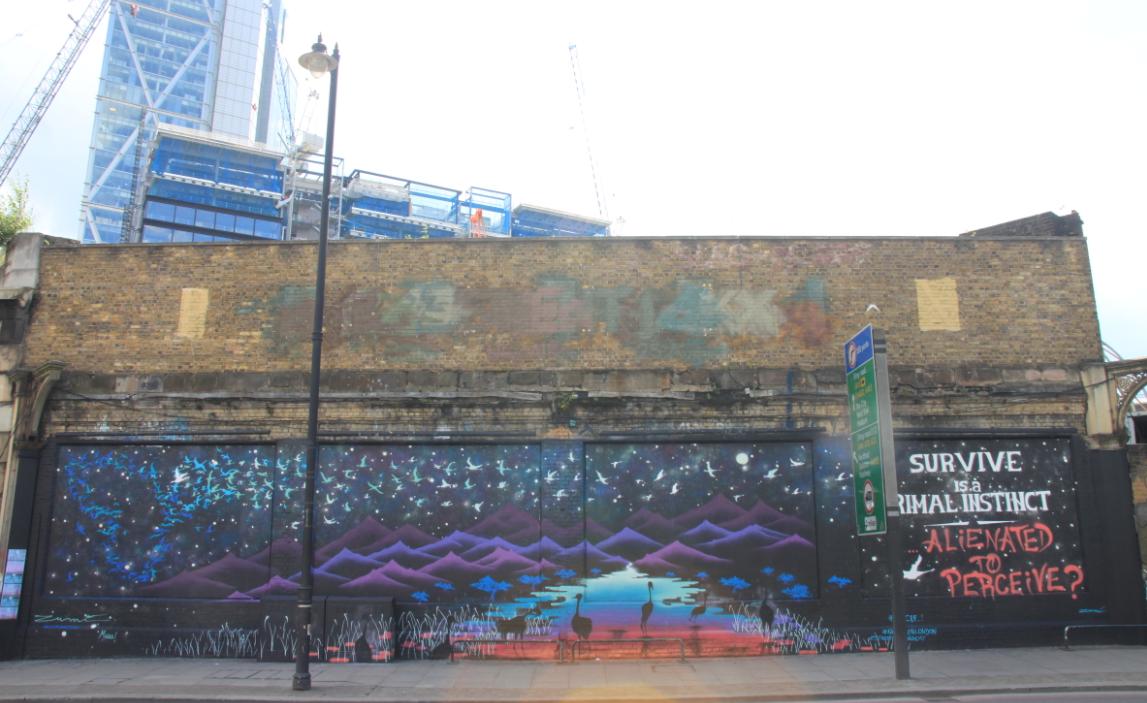 Art Beat for UNICEF at the Shoreditch Art Wall