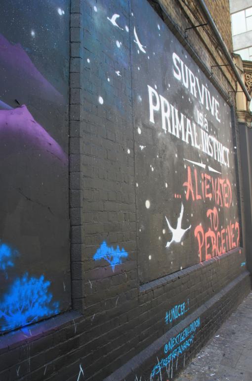 Art Beat for UNICEF at the Shoreditch Art Wall