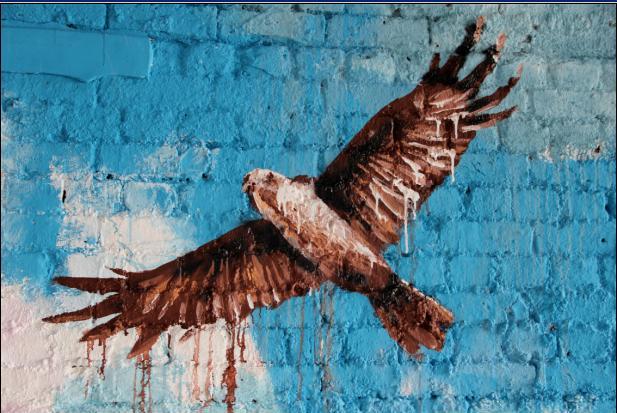 Fintan Magee and Askew One at the Shoreditch Art Centre