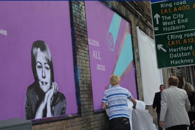 Baroness Grey-Thompson's Mural on the Shoreditch Art Wall