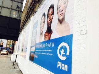 Beverley Knight for PLAN at the Shoreditch Art Wall