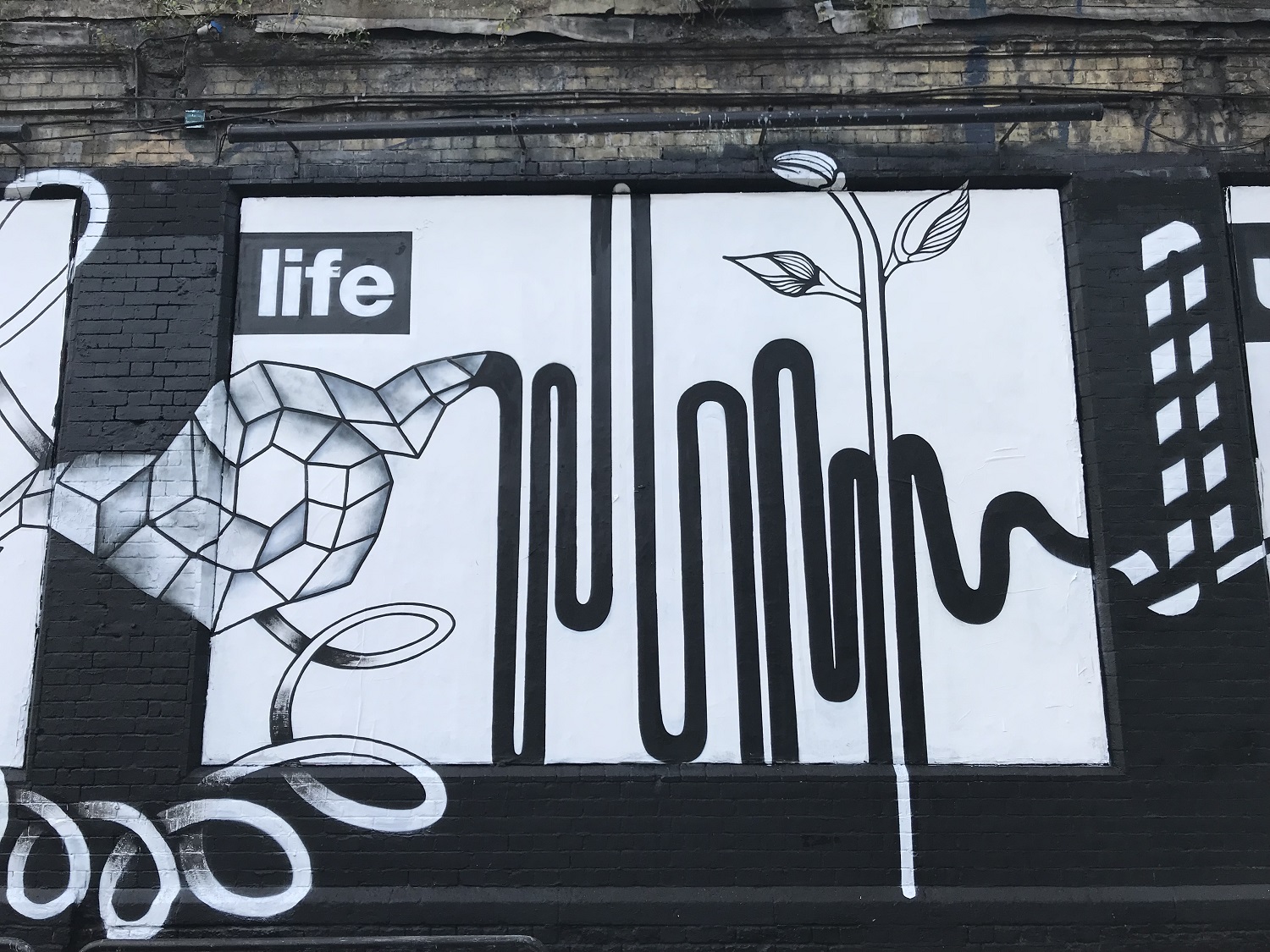 First Direct Bank on the Shoreditch Art Wall