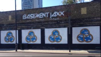 Graffiti Street for Basement Jaxx at the Shoreditch Art Wall