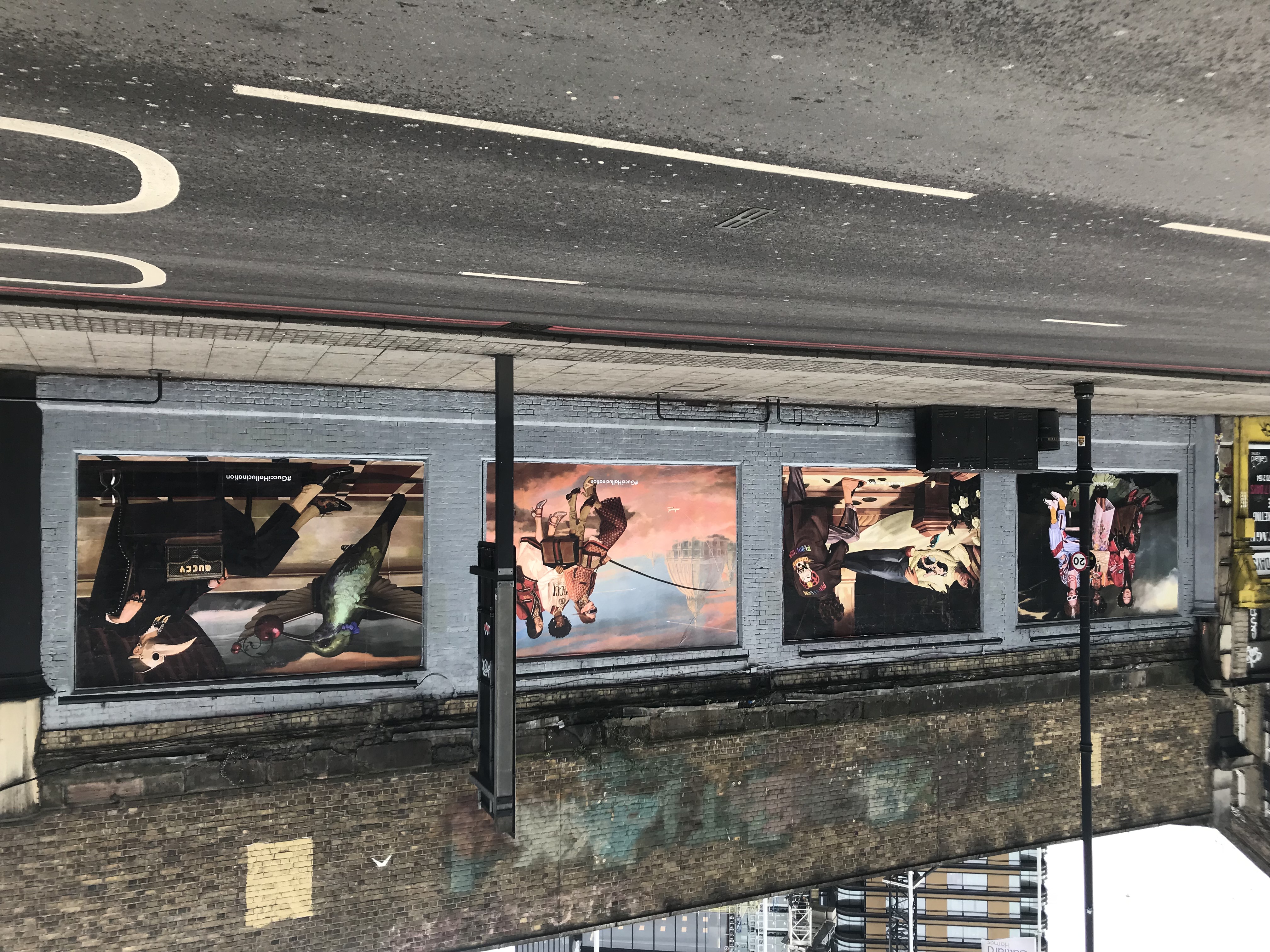 Forhåbentlig venskab binær GucciHallucination Shoreditch Art Wall - for London 2018 Fashion Week