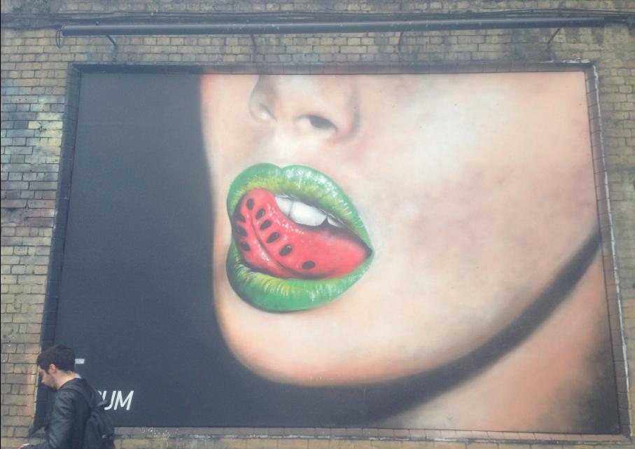 Wrigley's 5 GUM at the Shoreditch Art Wall 